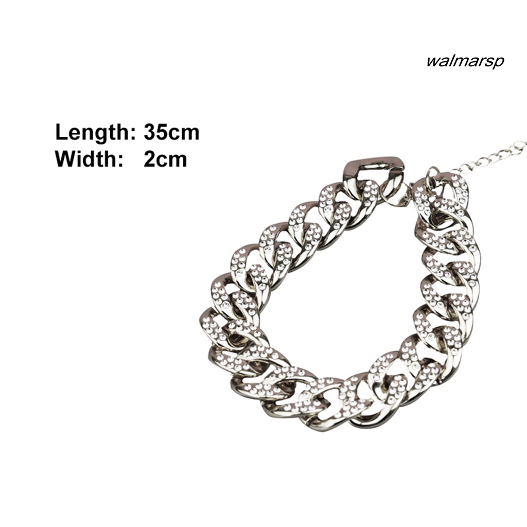 Vòng cổ Nhựa Mạ Điện Đính Đá Có Thể Điều Chỉnh Cho Thú Cưng