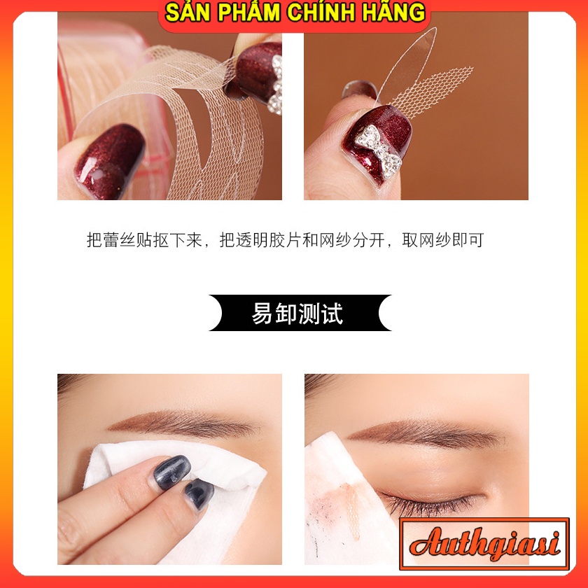 Hộp kích mí lưới cuộn Dream Kiss Eyelid Tape 300 cặp tạo đôi mắt đẹp sắc sảo