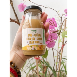 Detox tỏi gừng chanh giấm táo mật ong 200ml