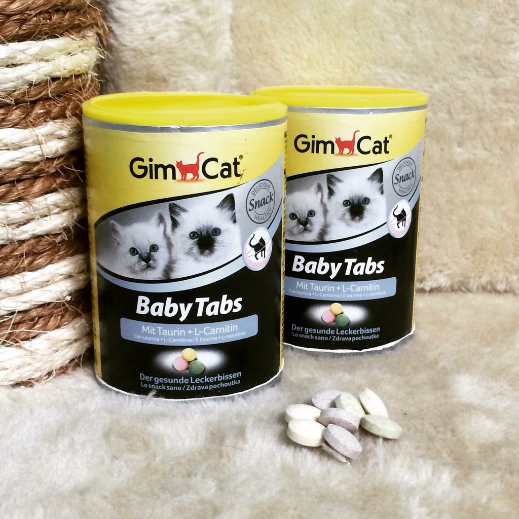 Gimcat Babytabs Vitamin tổng hợp + Taurin + L-Carnitin cho mèo