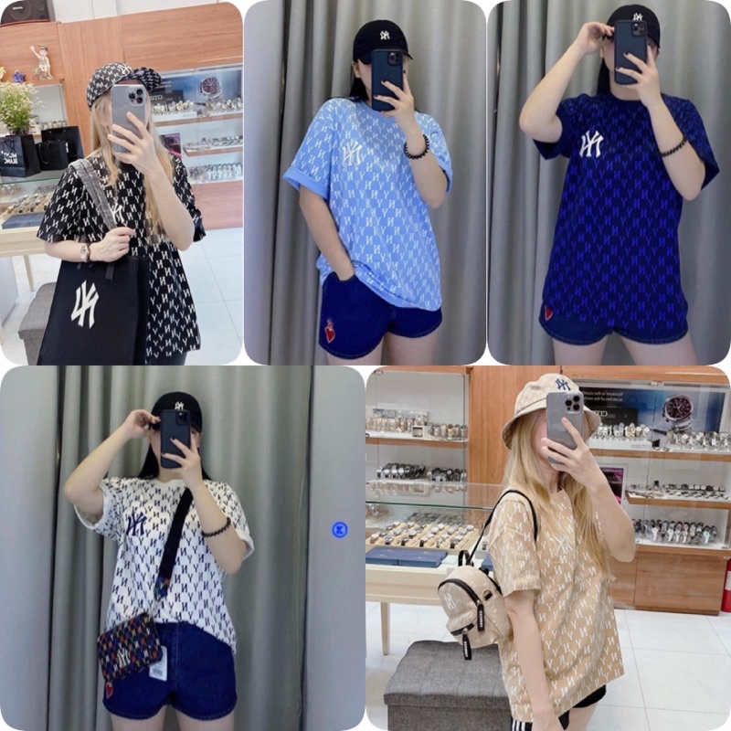 (Hàng Xuất Xịn) Áo M/L/B monogram 5 màu NY015