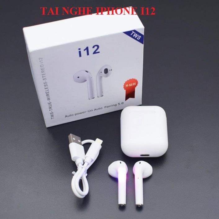 [FREESHIP] TAI NGHE BLUETOOTH - Tai Nghe Iphone i12 - Thời Gian Chờ 120 Tiếng - PHỤ KIỆN CÔNG NGHỆ HÀ NỘI - 22001