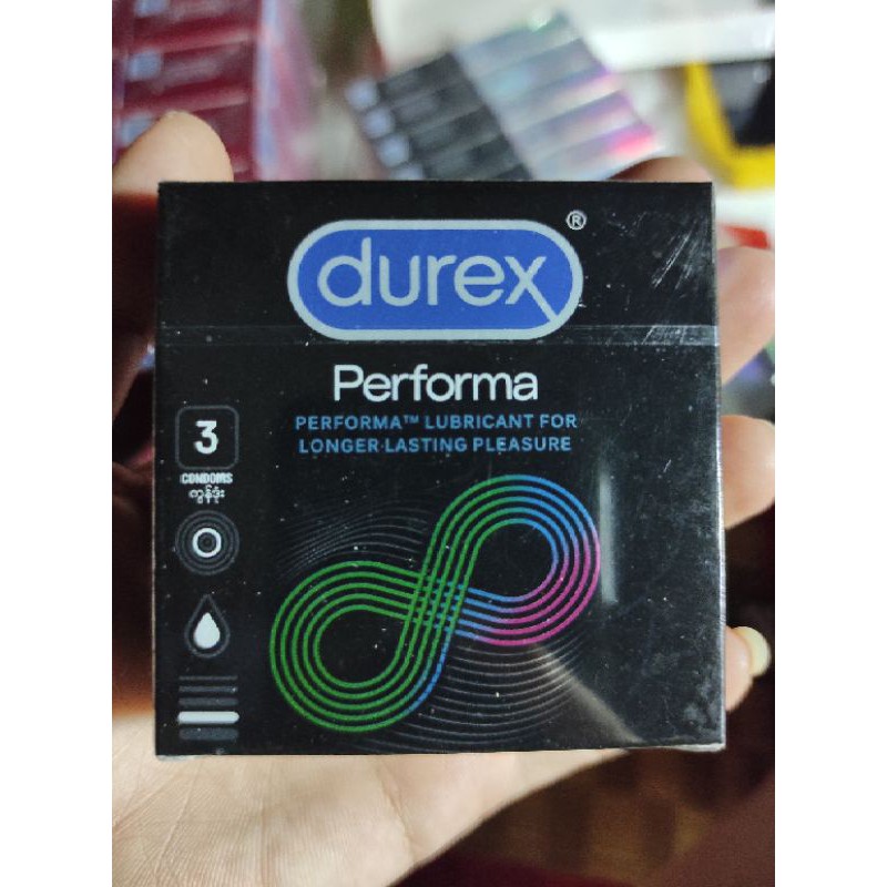 [Hộp 12 bao] BCS kéo dài thời gian Durex Perfoma - Tặng kèm hộp 3 bao