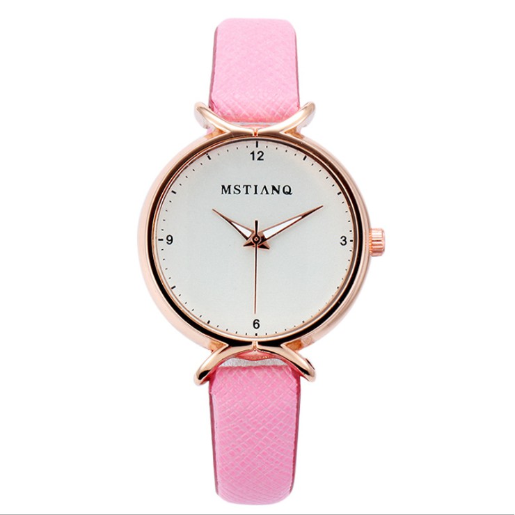 Đồng hồ nữ Mstianq h4 dây da cao cấp mặt tròn cực xinh | BigBuy360 - bigbuy360.vn