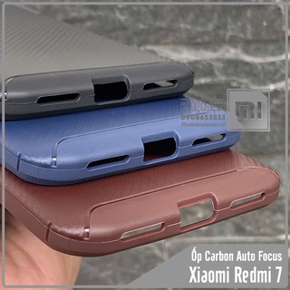 Ốp lưng Xiaomi Redmi 7 chống sốc Carbon Auto Focus