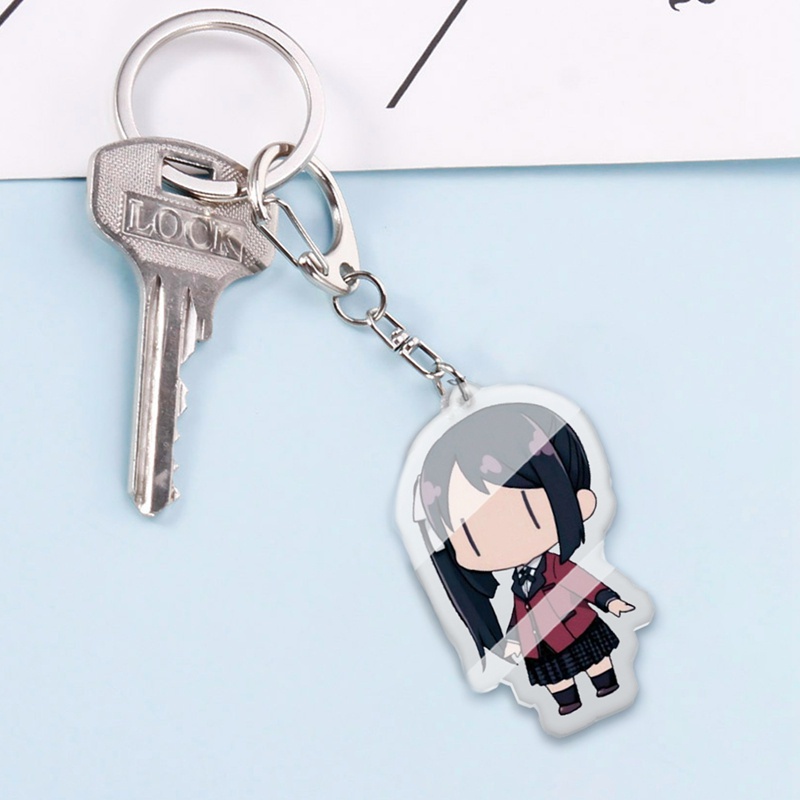 Móc khóa nhựa acrylic hình nhân vật hoạt hình Kakegurui