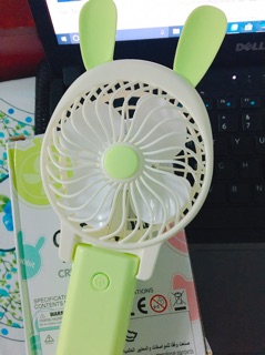 Quạt mini tai thỏ