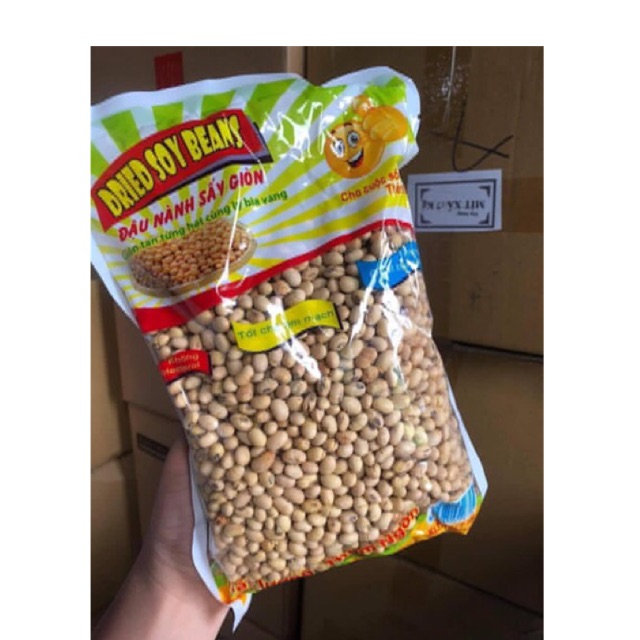Đậu tương sấy giòn gói 1kg