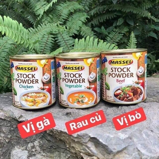 Hạt nêm MASSEL STOCK Úc 168gr