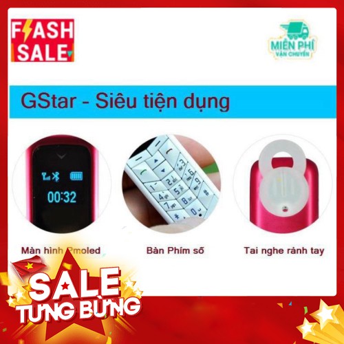 Điện thoại kiêm tai nghe bluetooth mini GTStar BM50 - Hàng nhập khẩu