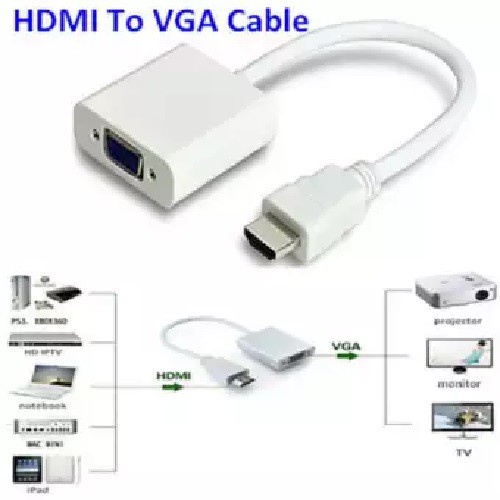 Cáp chuyển đổi HDMI sang VGA HDMI To VGA Adapter -dc377