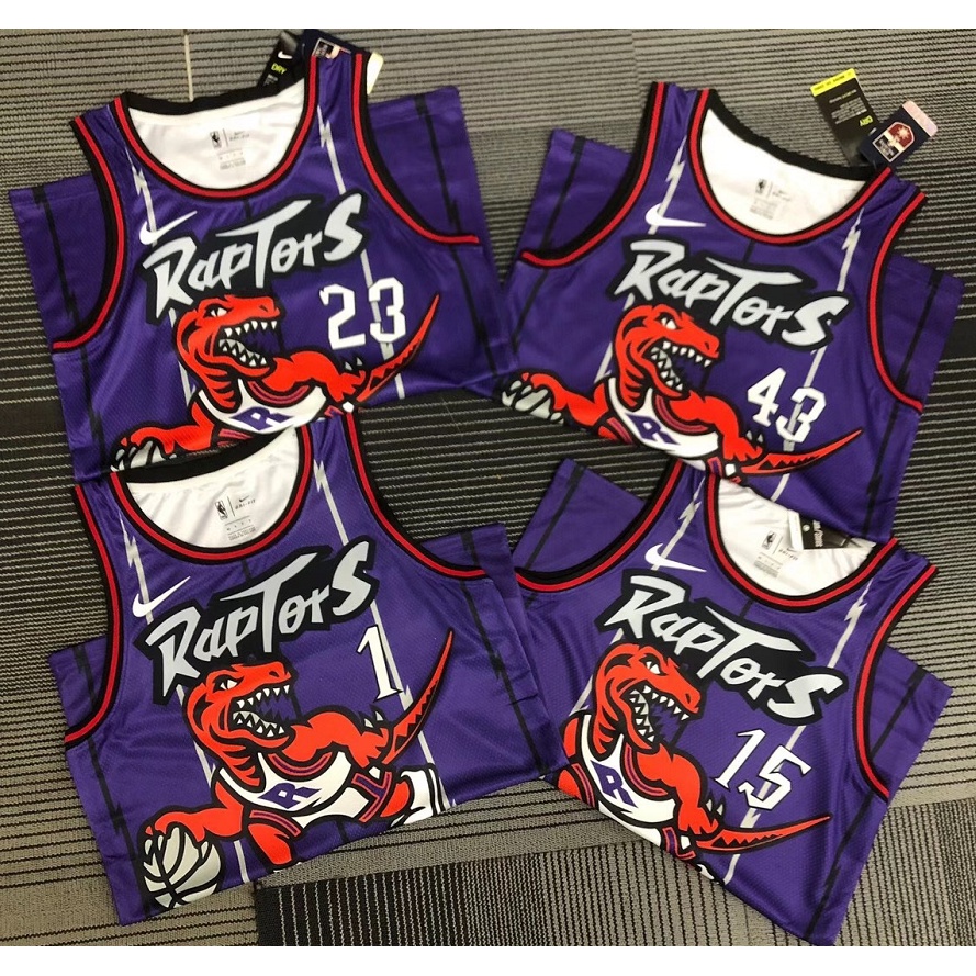 Áo Ba Lỗ Chơi Bóng Rổ 2022 NBA Toronto Raptors Phiên Bản retro