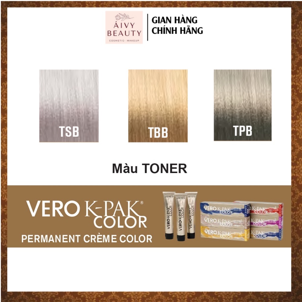 Toner Series - Màu nhuộm tóc JOICO Vero K-Pak Color (màu ánh sắc)