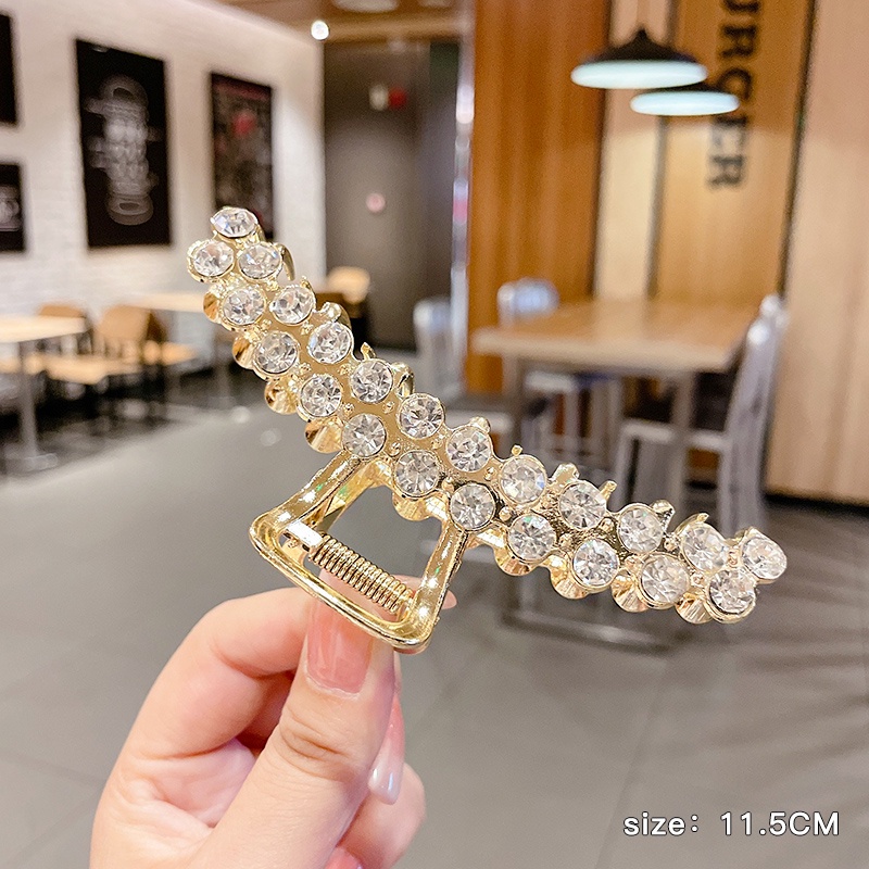 Kẹp Tóc Càng Cua Đính Đá Thời Trang Hàn Quốc Cho Nữ