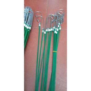 20 cái móc bọc nhựa treo chậu trồng lan dài 70cm