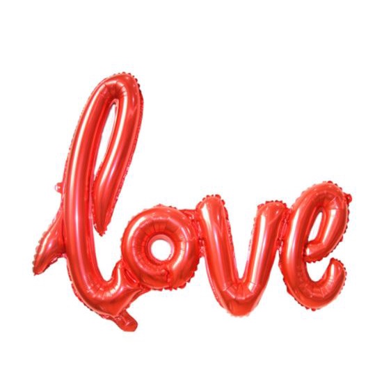 Bóng Nhôm Chữ Love Trang Trí Sinh Nhật, Phòng Cưới Đẹp