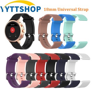 Dây đeo đồng hồ bằng chất liệu silicon cỡ 18mm thay thế tiện dụng