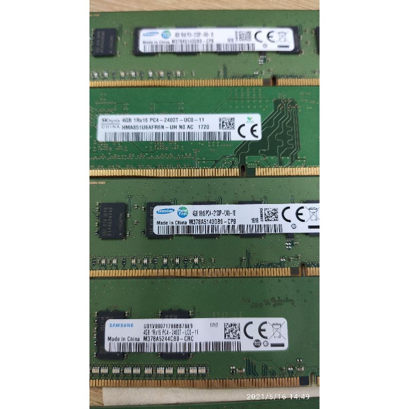 DDRAM 4 SAMSUNG, HP,… 4Gb pc4 Bus 2400, 2130 cho máy bàn