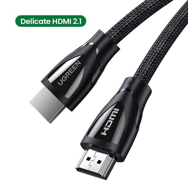 Cáp HDMI 2.1 Ugreen Chính Hãng HD140 (4K@120Hz x 8K@60Hz- ARC) 80401 80402 80403 Dây Mềm