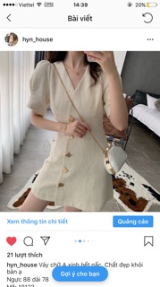 [Order] Váy tay bồng chất đẹp