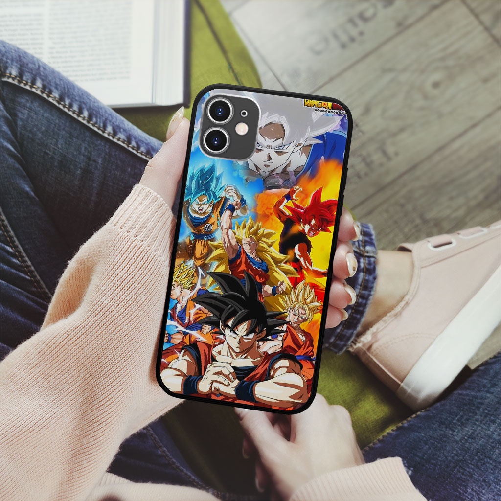 Ốp Lưng Dragon Ball Super  Goku sẵn sàng cho Iphone 5 6 7 8 Plus 11 12 Pro Max X Xr GOKPOD00151