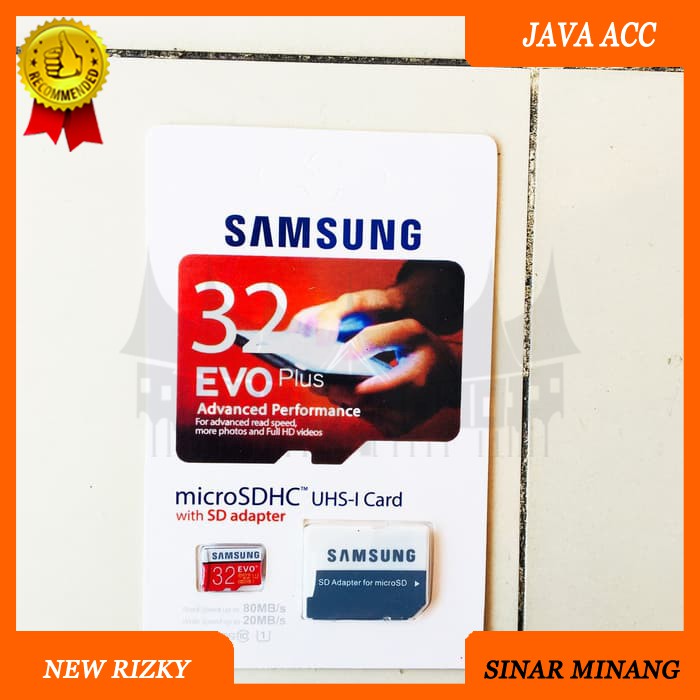 Thẻ Nhớ Micro SD Samsung 32GB EVO Plus Class 10