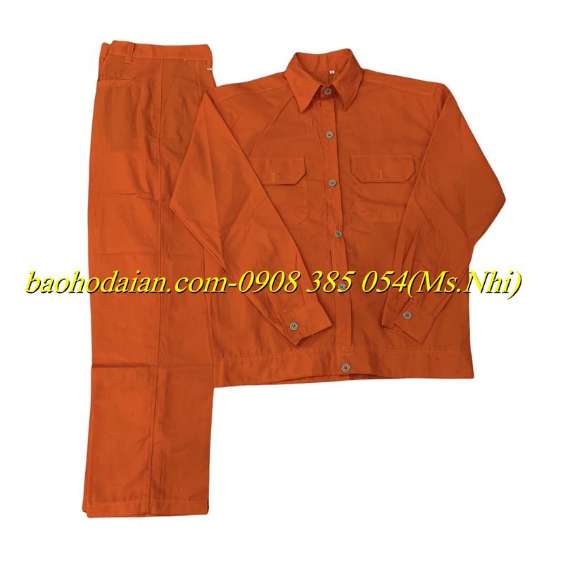 Quần áo bảo công nhân giá rẻ chất vải si thoáng mát- Hình thật