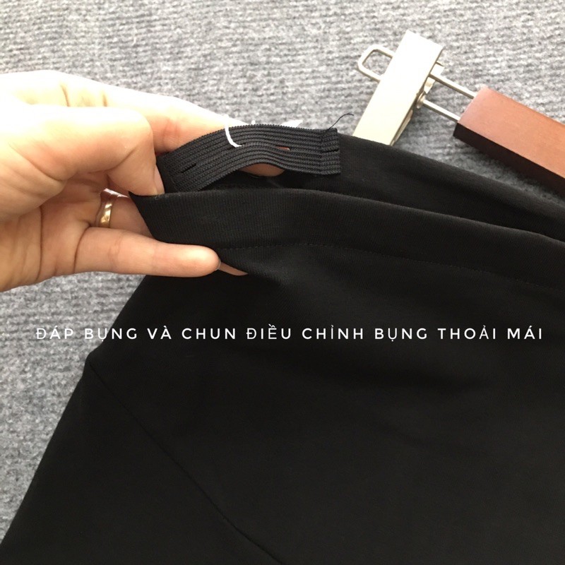 legging lửng BẦU mèo mềm mát - co dãn 4 chiều tối đa- mặc cực thoải mái và dễ chịu