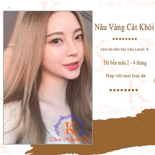 Thuốc nhuộm tóc NÂU VÀNG KHÓI Chenglovehairs, Chengloveshair, Chengloveshairs, Chenglovehair