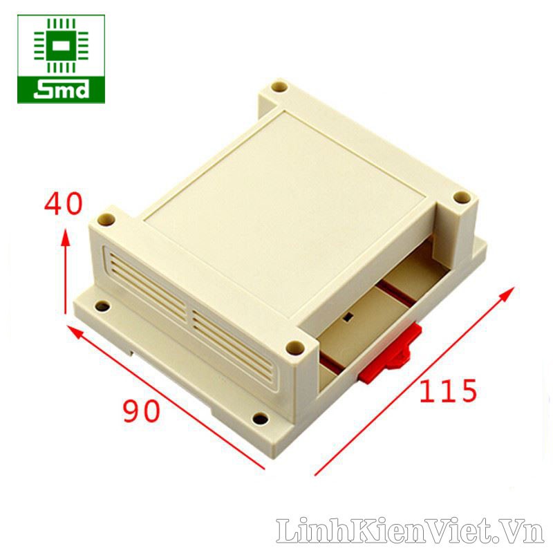 Hộp nhựa PLC 115x90x40 (Trắng)