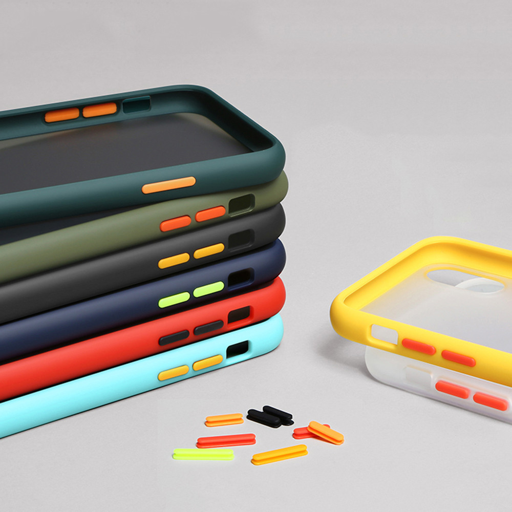 Ốp điện thoại mặt nhám chống sốc cho Xiaomi Redmi 12C 5 Plus Note 12 11 11s 5 6 Pro+