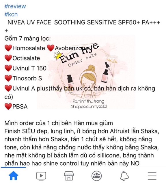 🔥𝐊𝐄𝐌 𝐂𝐇𝐎̂́𝐍𝐆 𝐍𝐀̆́𝐍𝐆 𝐍𝐈𝐕𝐄𝐀 𝐒𝐎𝐎𝐓𝐇𝐈𝐍𝐆 𝐒𝐄𝐍𝐒𝐈𝐓𝐈𝐕𝐄 𝐒𝐏𝐅 𝟓𝟎 | BigBuy360 - bigbuy360.vn