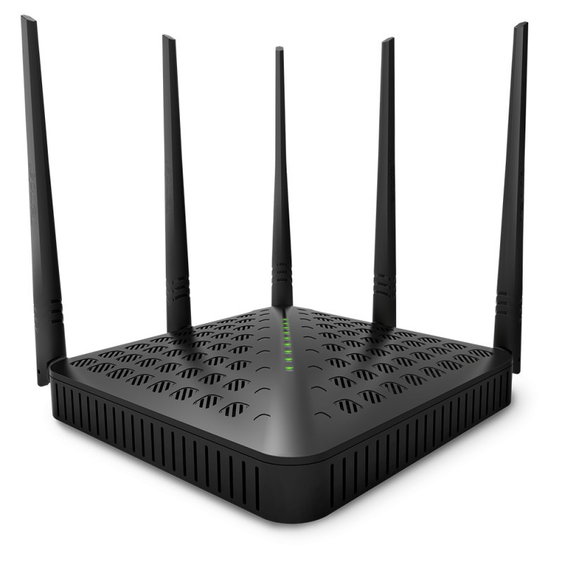 Bộ phát wifi router wifi Tenda FH1203 2 băng tần 4 anten, wifi chuẩn AC1200 công suất cao có chức năng câu sóng wifi | BigBuy360 - bigbuy360.vn