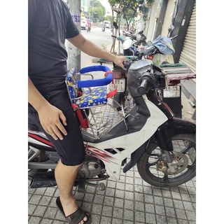ghế đi xe số cho bé ( ghế inox)