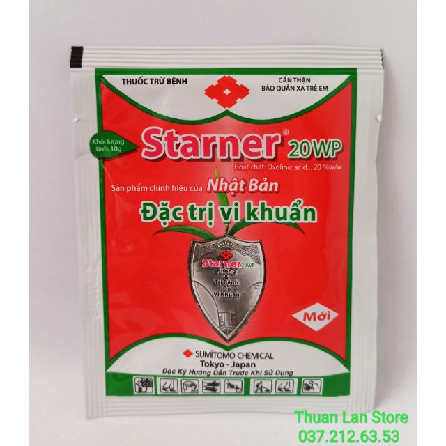 Thuốc Trừ Bệnh Vi Khuẩn STARNER 20WP Nhật Bản ( gói 10g )