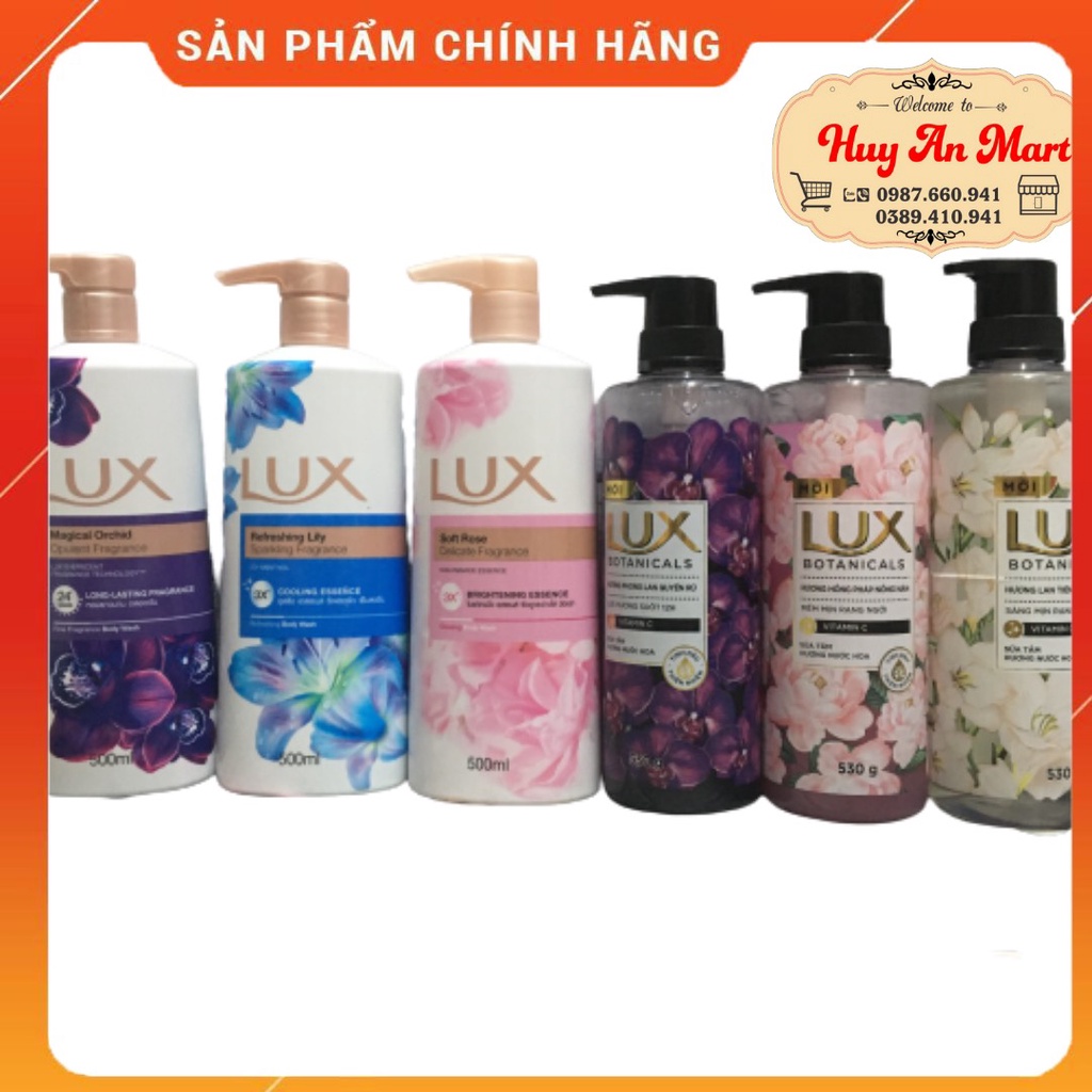 Sữa tắm Lux Thái Lan SIÊU THƠM CAO CẤP 500ml