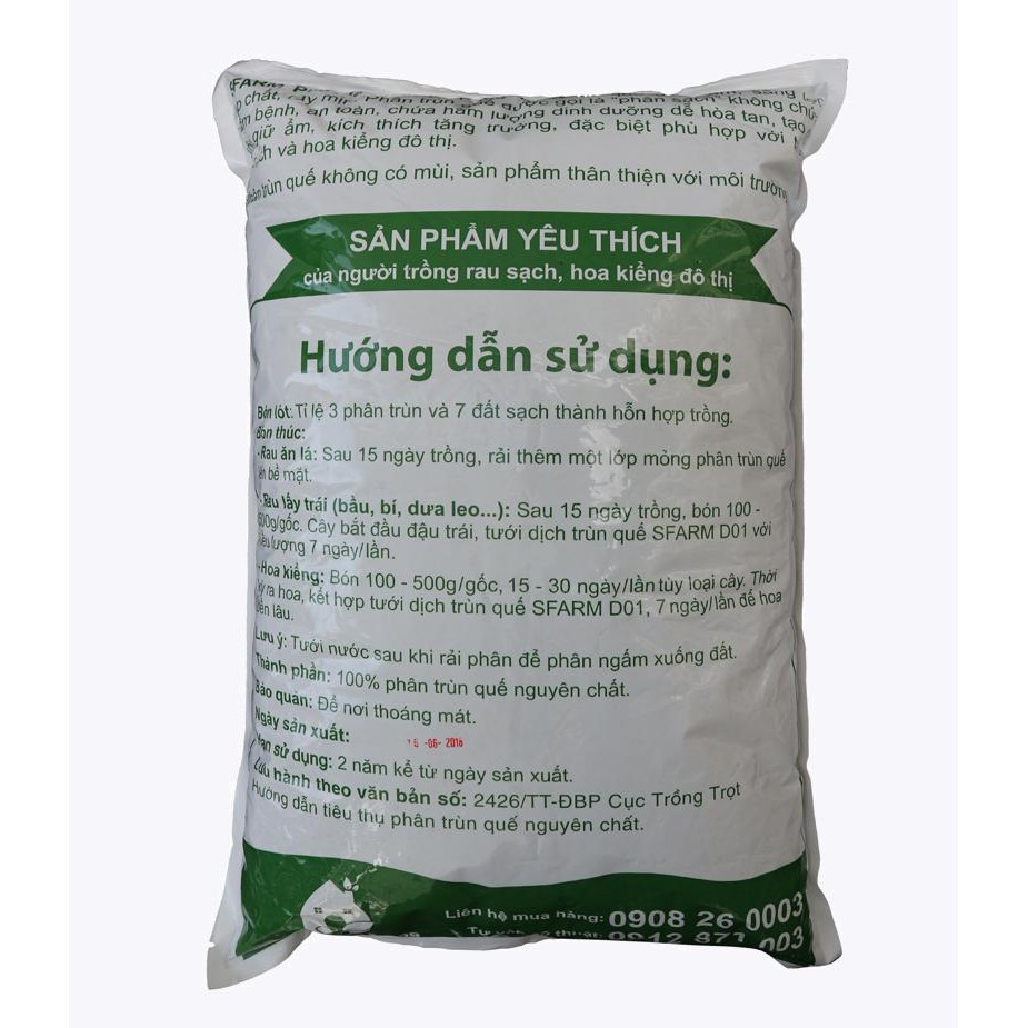 PHÂN TRÙN QUẾ ĐẶNG GIA TRANG (2KG)