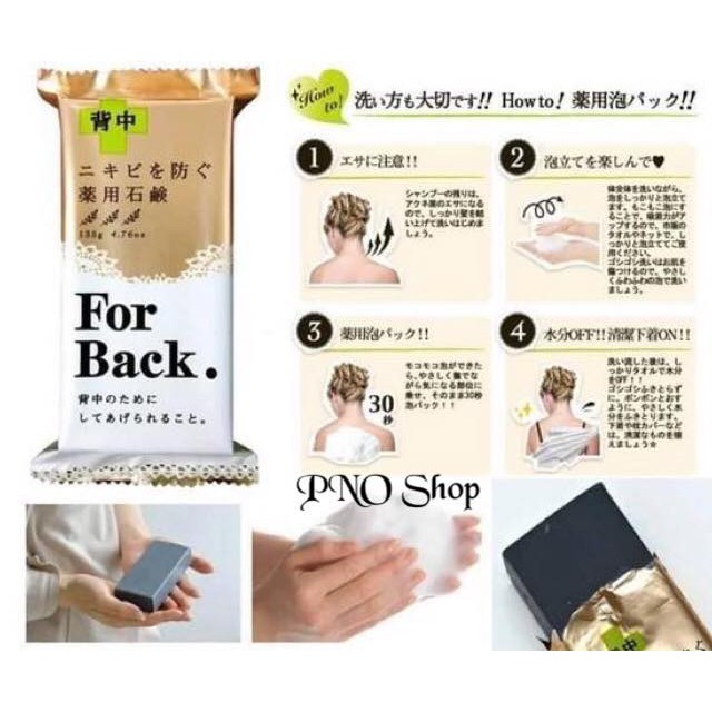 Xà phòng For Back mụn lưng - Made in Japan