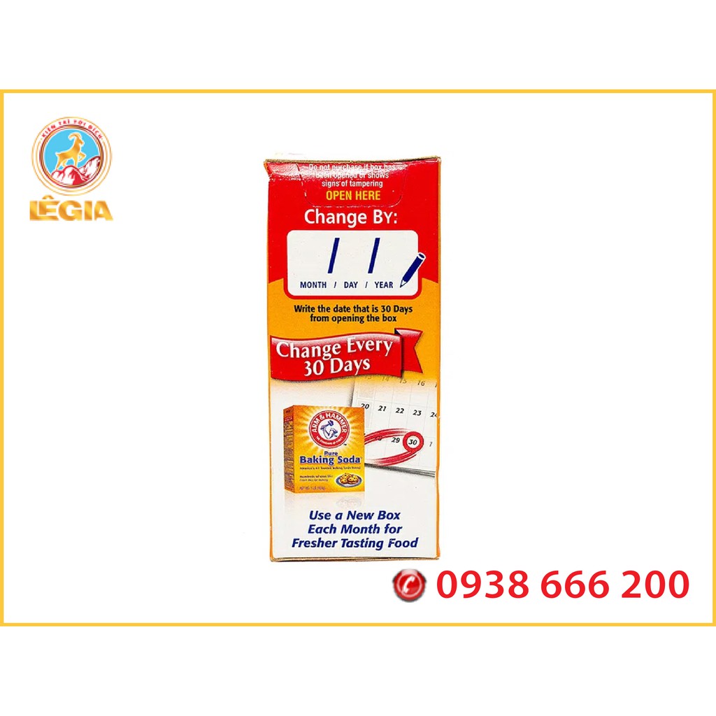 Bột Đa Dụng Pure Baking Soda Arm &amp; Hammer 454G