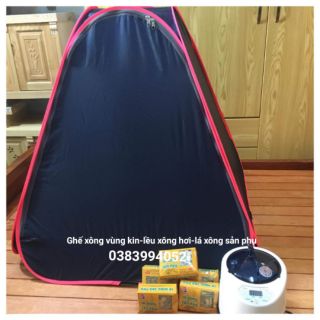 Combo lều xông cao cấp và nồi xông(tặng 5 gói xông sản phụ)