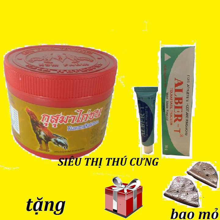 [ HỖ TRỢ PHÍ VẬN CHUYỂN ] COMBO LỌ THUỐC BỔ NỘI TẠNG ĐỎ VÀ THUỐC MỐC BÔI CHO GÀ - TẶNG BAO MỎ
