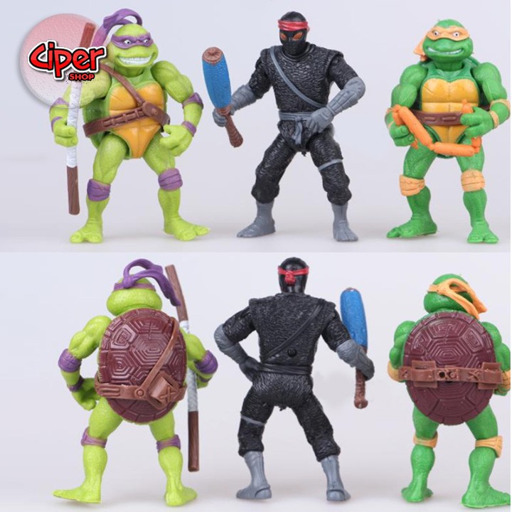Bộ 6 nhân vật Ninja rùa 2014