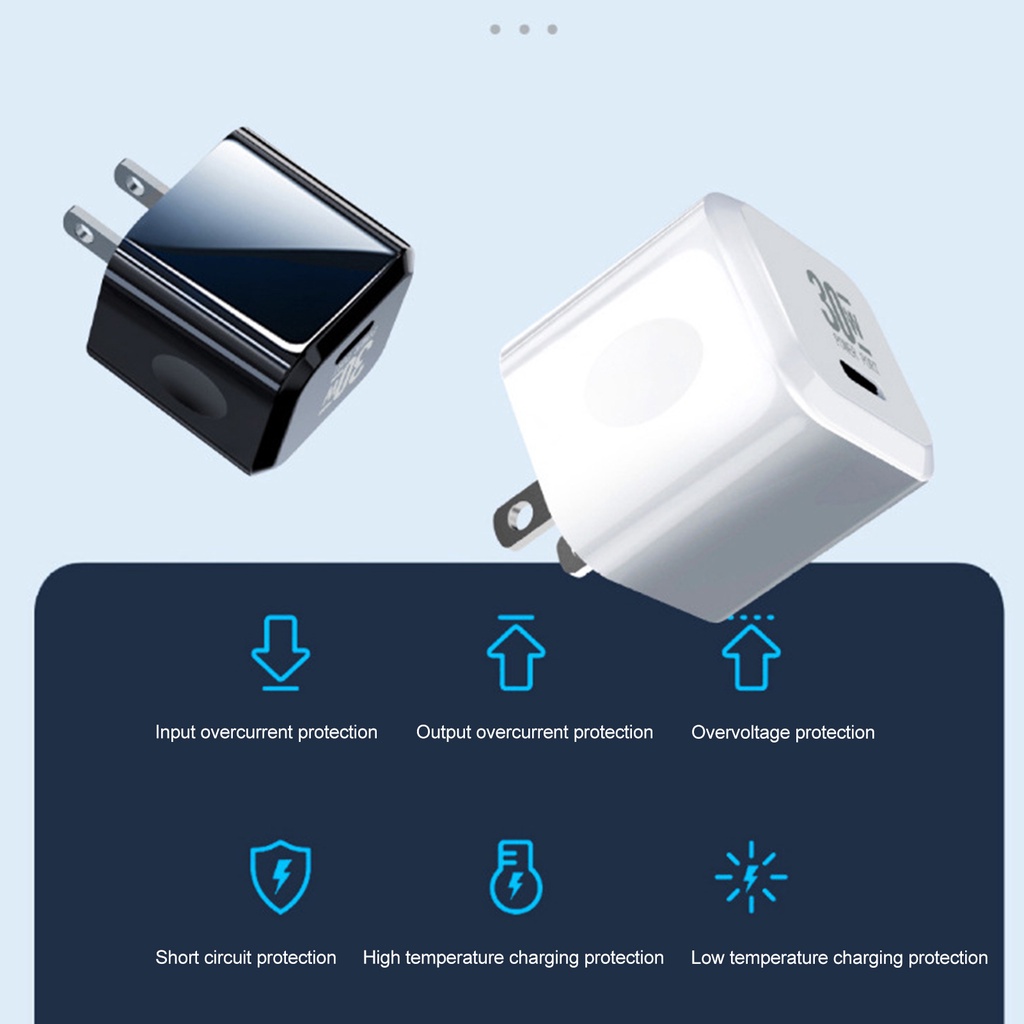 Đầu sạc nhanh mini PD 30w cho điện thoại