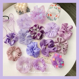 Dây buộc tóc Scrunchie nhiều màu sắc (Sỉ 3x)