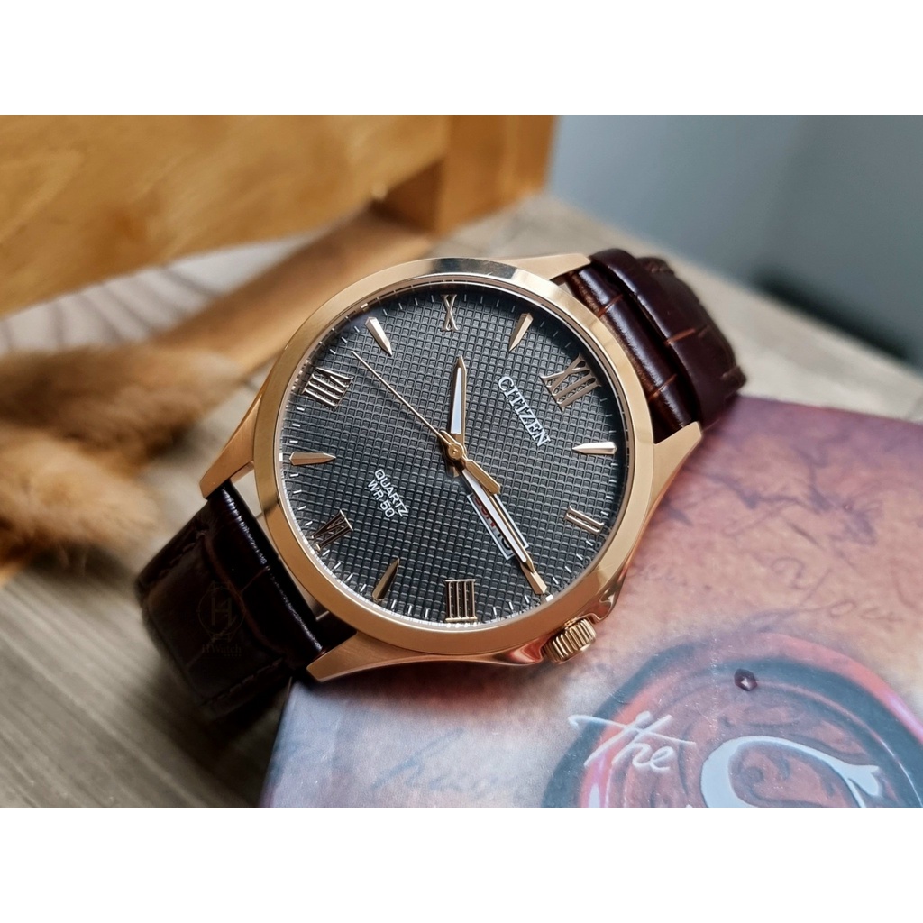 Đồng Hồ Nam Citizen BF2023-01H Pin Dây Da