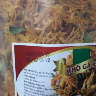400gram Khô gà lá chanh