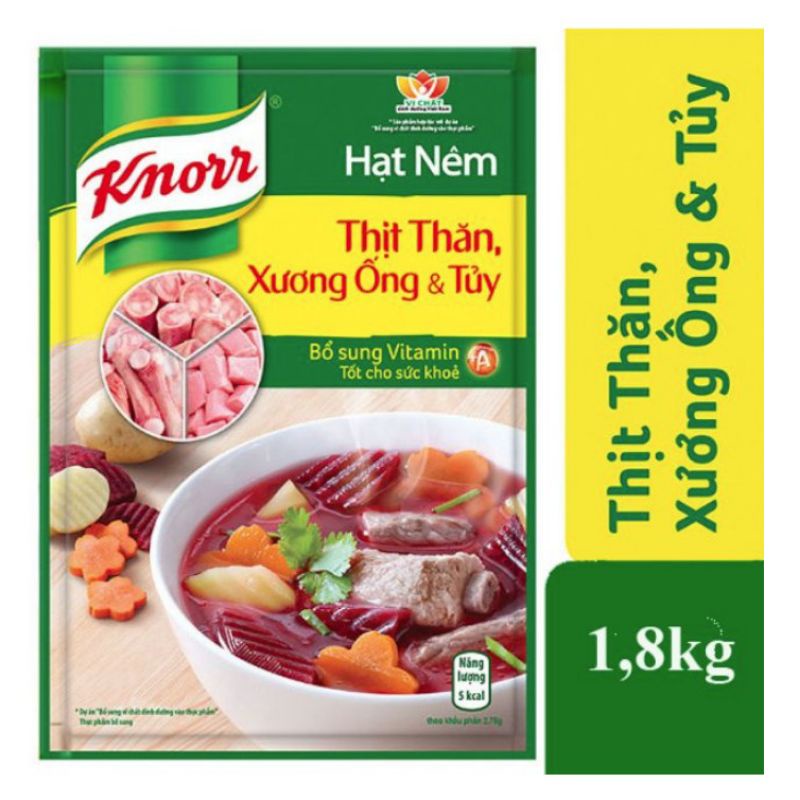 Hạt nêm Knorr thịt thăn xương ống 1,8kg