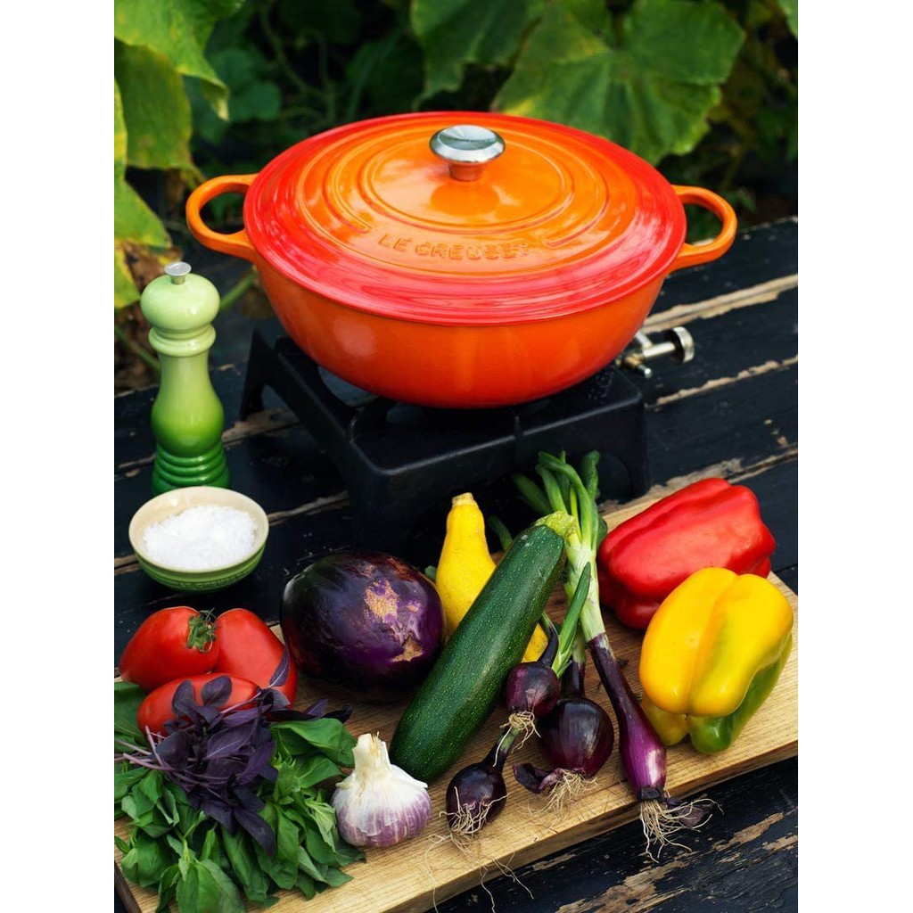 NỒI GANG LE CREUSET LA MARMITE 32CM, MÀU CAM