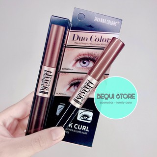 Mascara Sivanna Colors Duo Color Thick Curl 2 Đầu Trắng Đen
