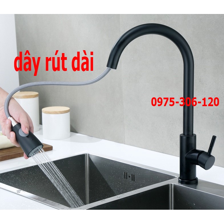 (NANO 5 LỚP CHỐNG TRẦY) Vòi Rửa Chén Bát Nóng Lạnh INOX 304 phủ nano N4005 NANO Fotar Quay 360 độ VÒI RÚT NANO